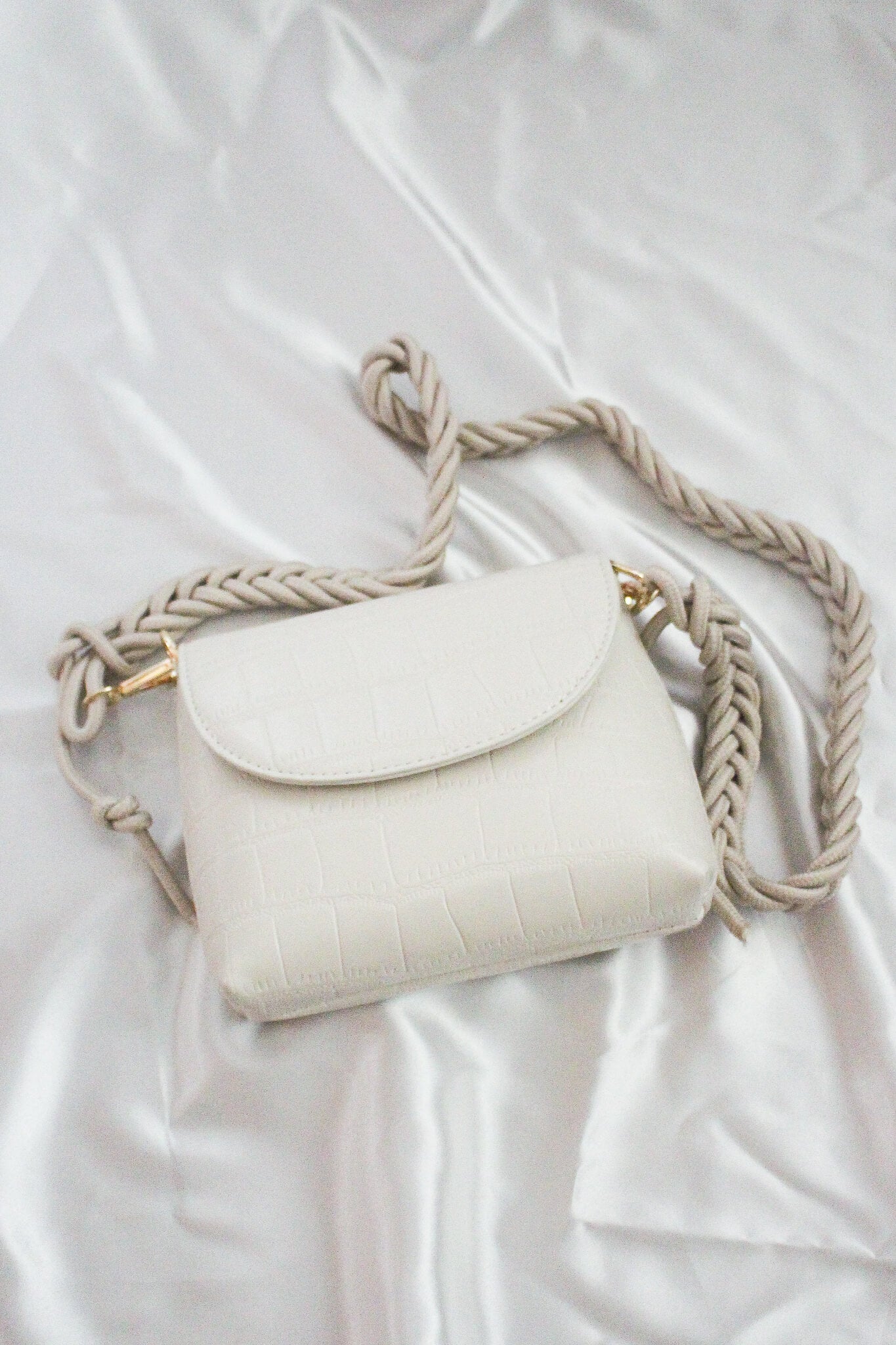 Aimee Crossbody Bag in White