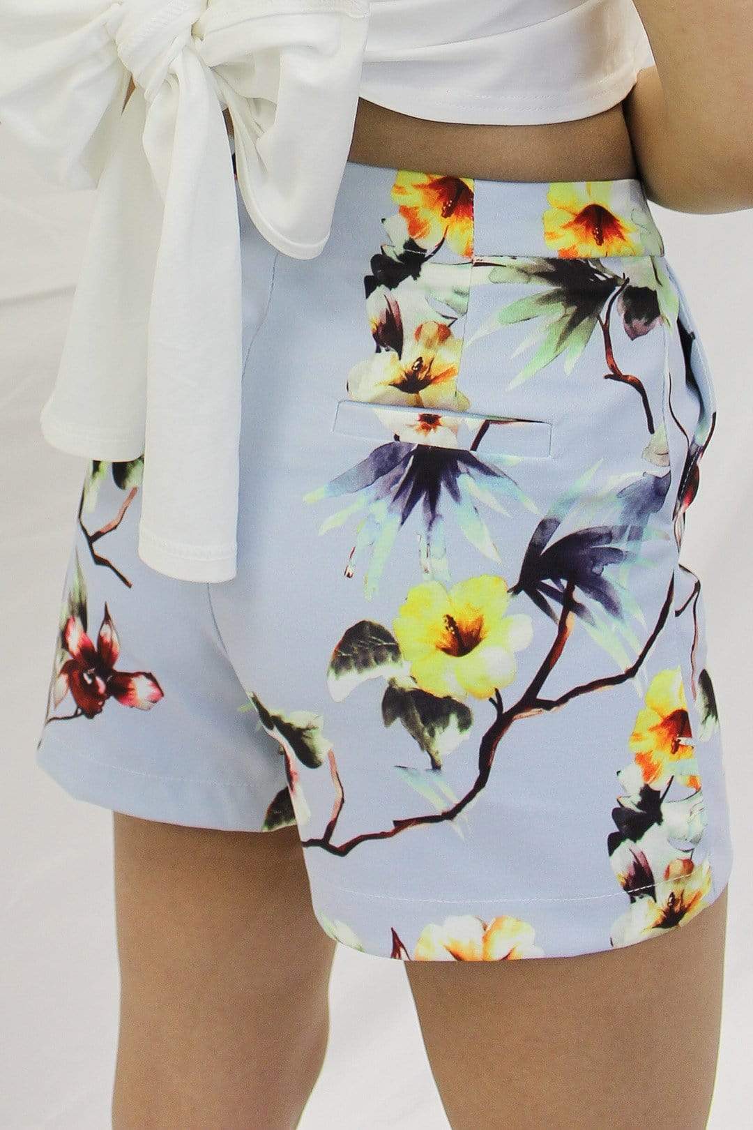 Yazmin Floral Printed Shorts - Bonn Moda